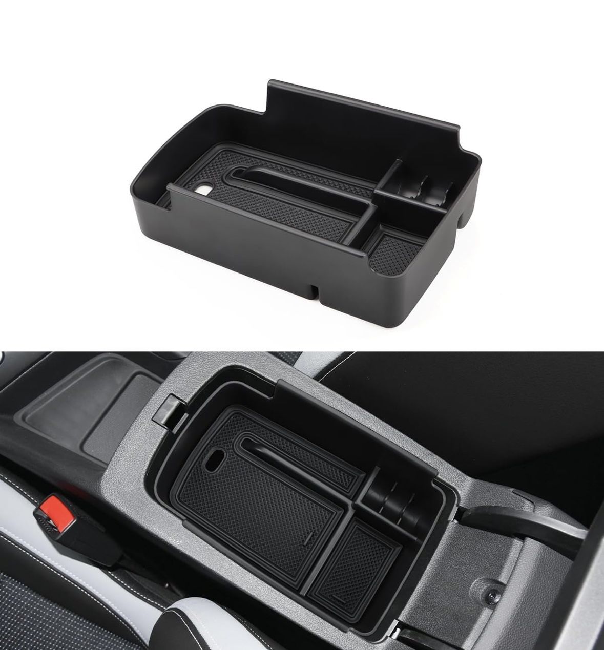 Center Console Organizer Tray Compatible for 2024 2025 Chevy Trax for 2024 2025 Buick Envista Encore Armrest Tray Organizer Insert Storage Box