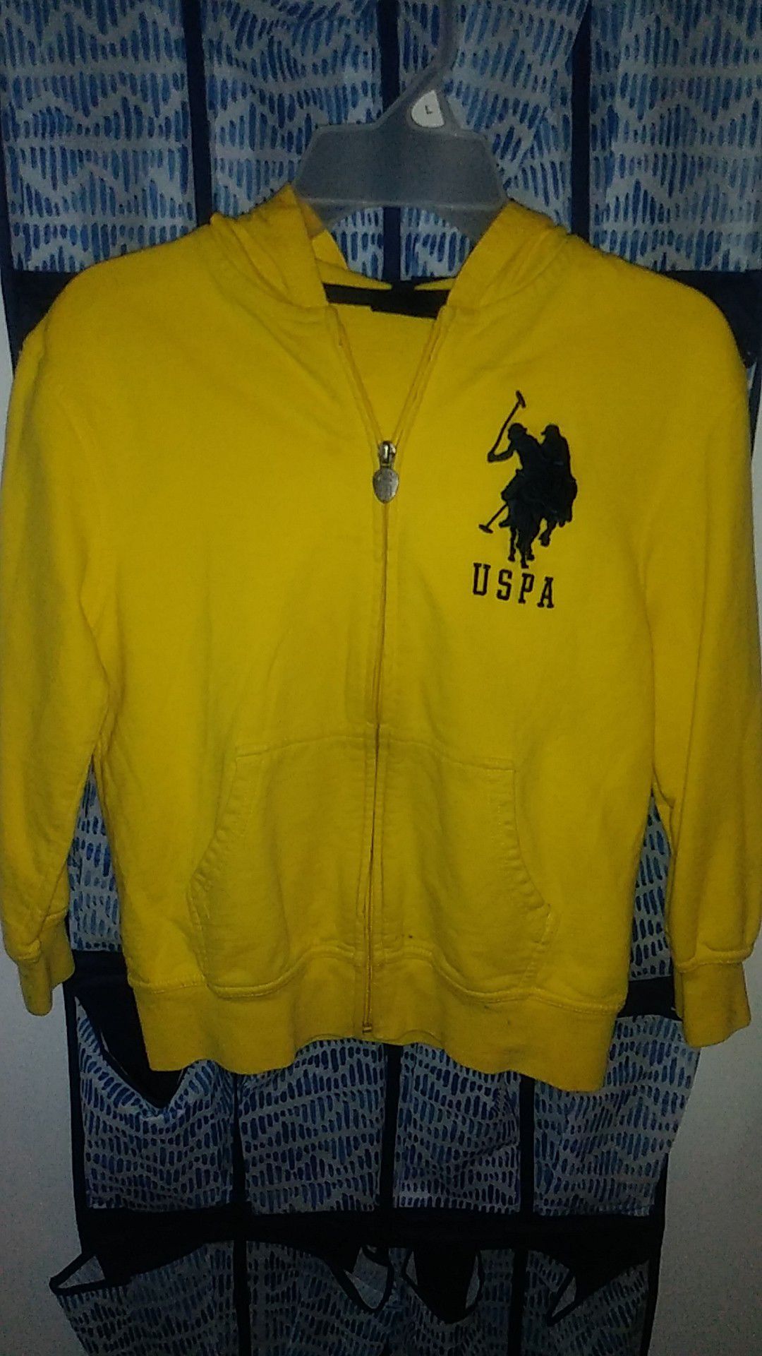 U.S. Polo Assn. Yellow hoodie