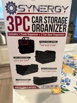 Synergy 3-Piece Car Storage Organizer Set