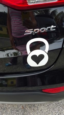 Kettle bells Decal Sticker $ 5