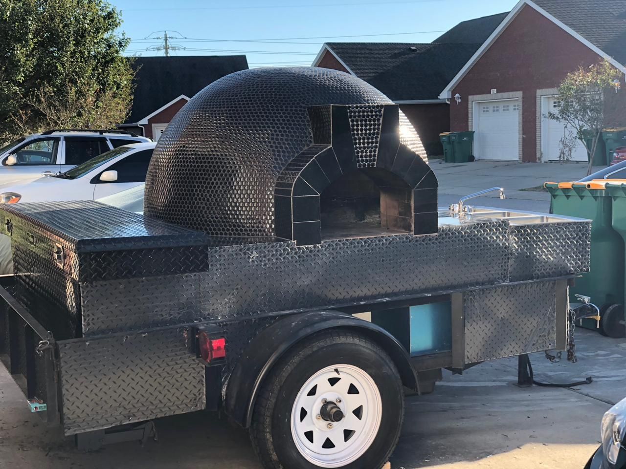 Wood Fire Pizza Oven Trailer