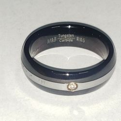 Tungsten Carbide Diamond Ring