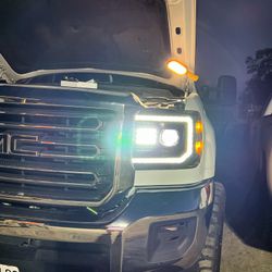 White 9005 HB3 LED Bulbs Headlight Conversion Kit High Beam Bright 