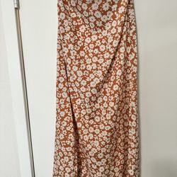Floral Midi Skirt 