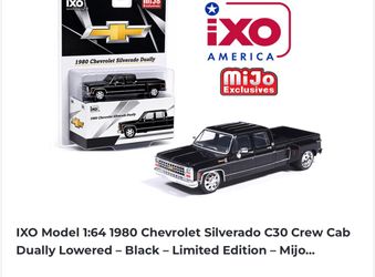 Chevy dually 1:64 scale