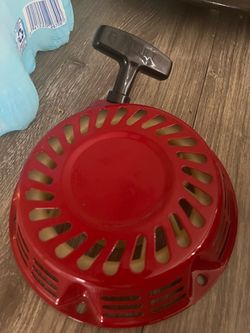 Red Recoil Pull Start Starter Assembly