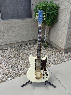 Jay Turser SG - upgraded and modded