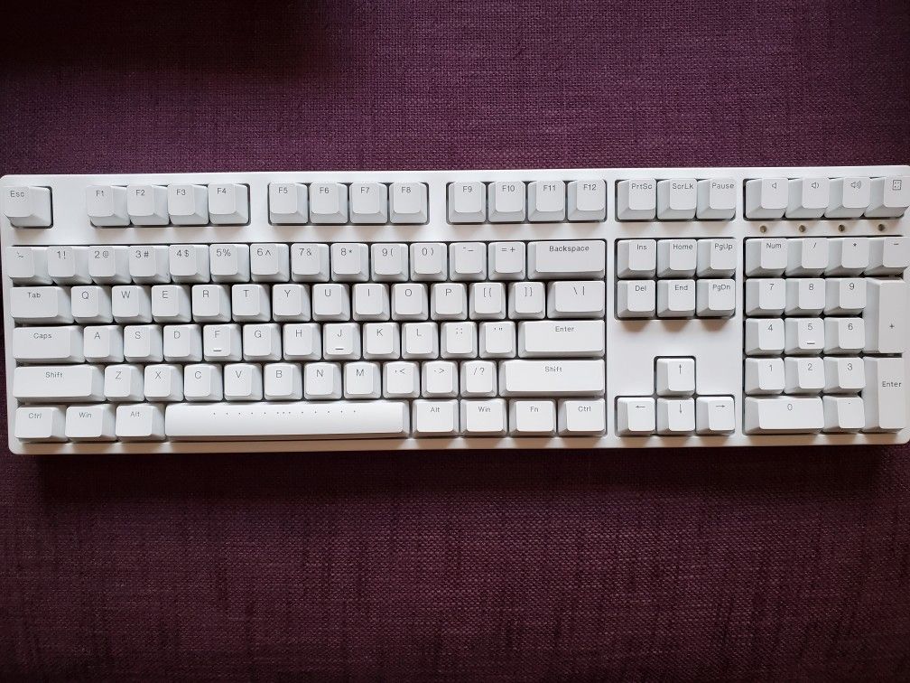 iKBC W210 White Wireless Mechanical Keyboard with Cherry MX Red