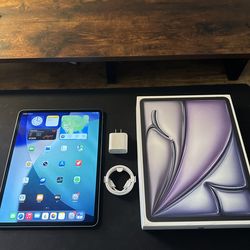 iPad Air 13" M3 (Wifi + Cellular) Bundle With 100% Battery Capacity