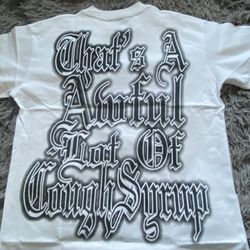 Awful Lot Of Cough Syrup Shirt Medium 