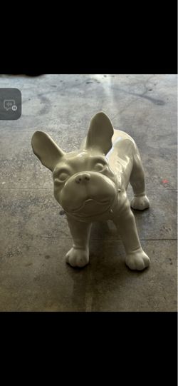 White  French Bulldog Mannequin