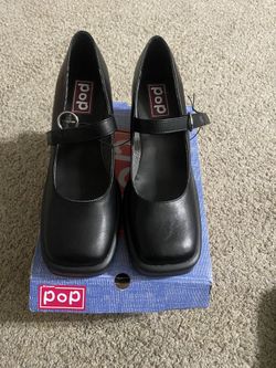 Pop Women’s High Heels Size 11 Brand New Black Shoes 