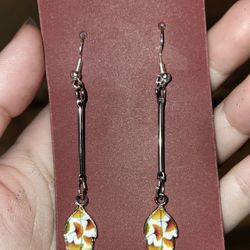 Hanging Leaf Earrings