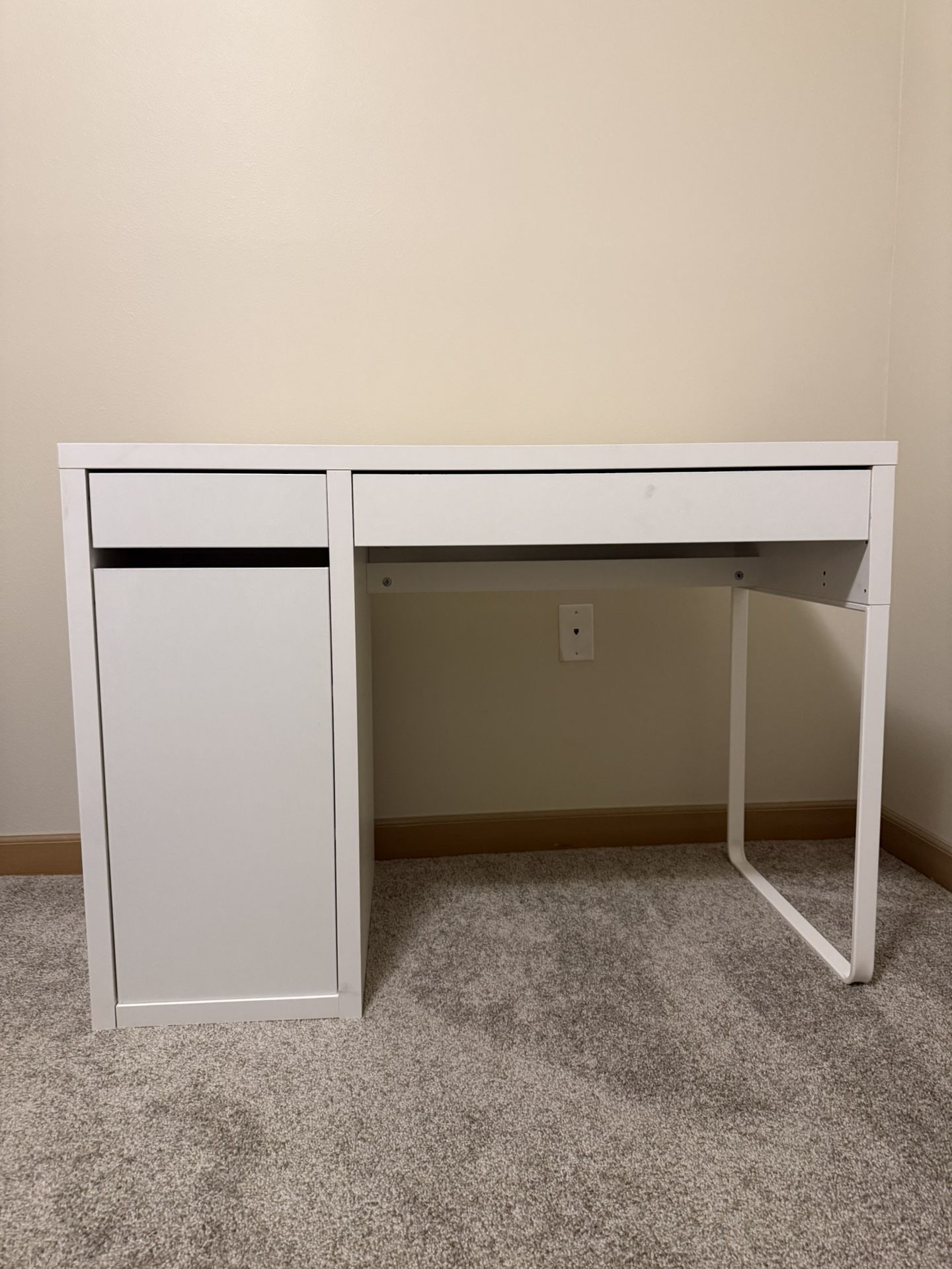 White IKEA Student Desk