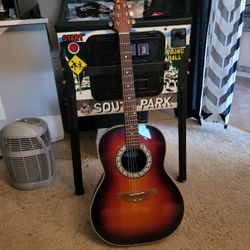 Vintage Ovation Acoustic Guitar 