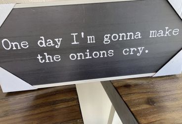 Brand New!!! Wall decor sign. 21”x9”