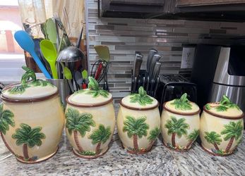 Ceramic canister-5 piece set $10