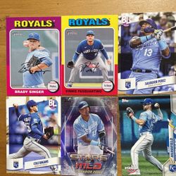 KANSAS CITY ROYALS 12 CARD LOT 