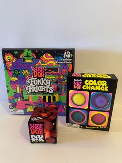 Squishy NeeDoh Toy Bundle Set of 3