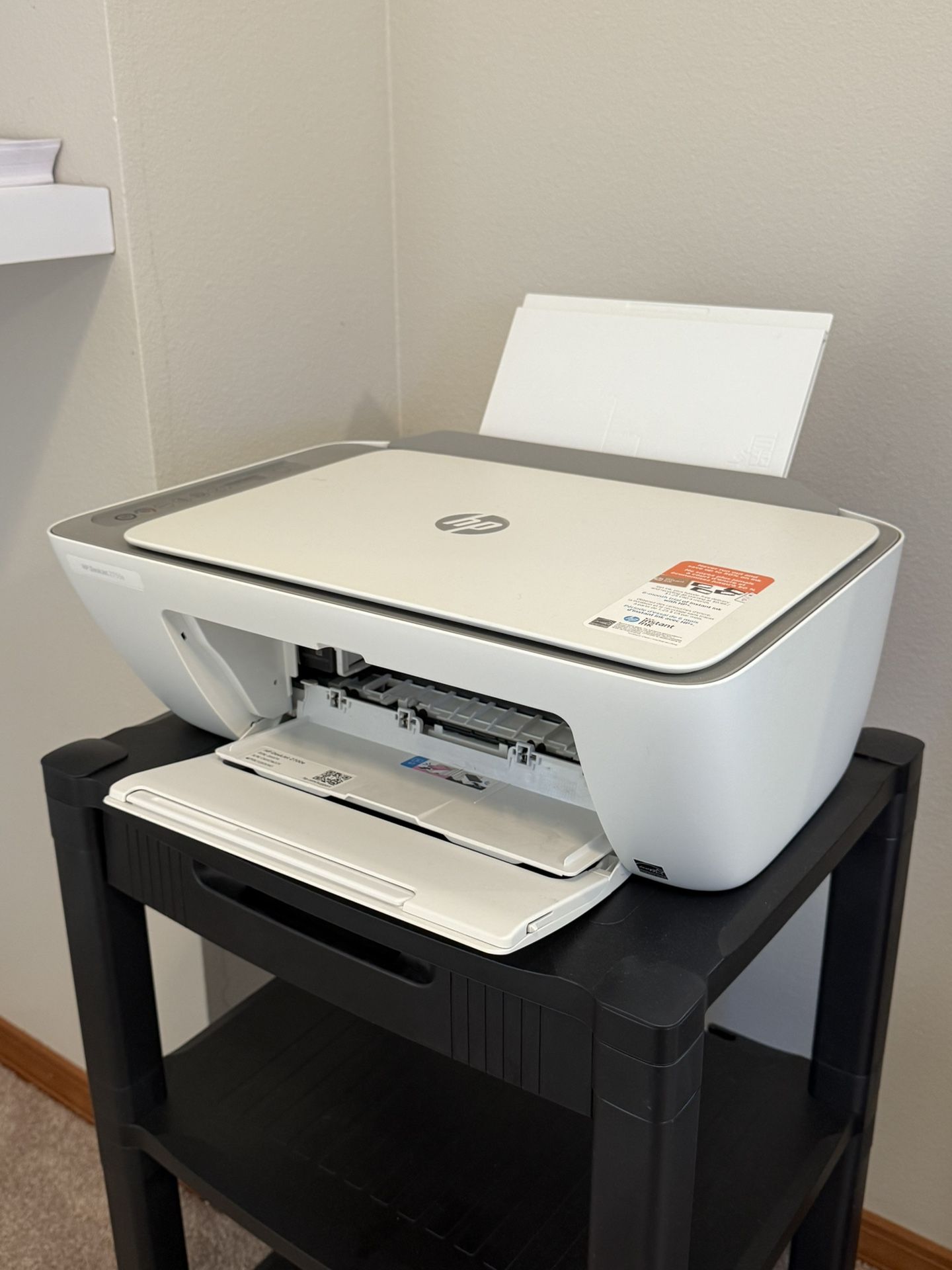 HP DeskJet All-in-One Printer + Rolling Stand + Ink + Paper — $50 (OBO)