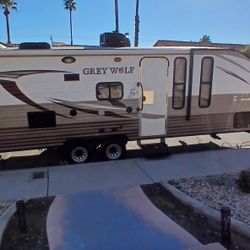 2015 Forest river Gray Wolf.\nTravel trailer with slide out $12000