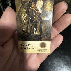 Blessed Piece Of Cloth Saint Pio
