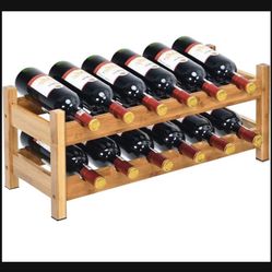 Bamboo Wine Rack 