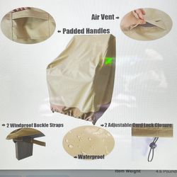 New Waterproof Outdoor Patio Chair or Other Cover 