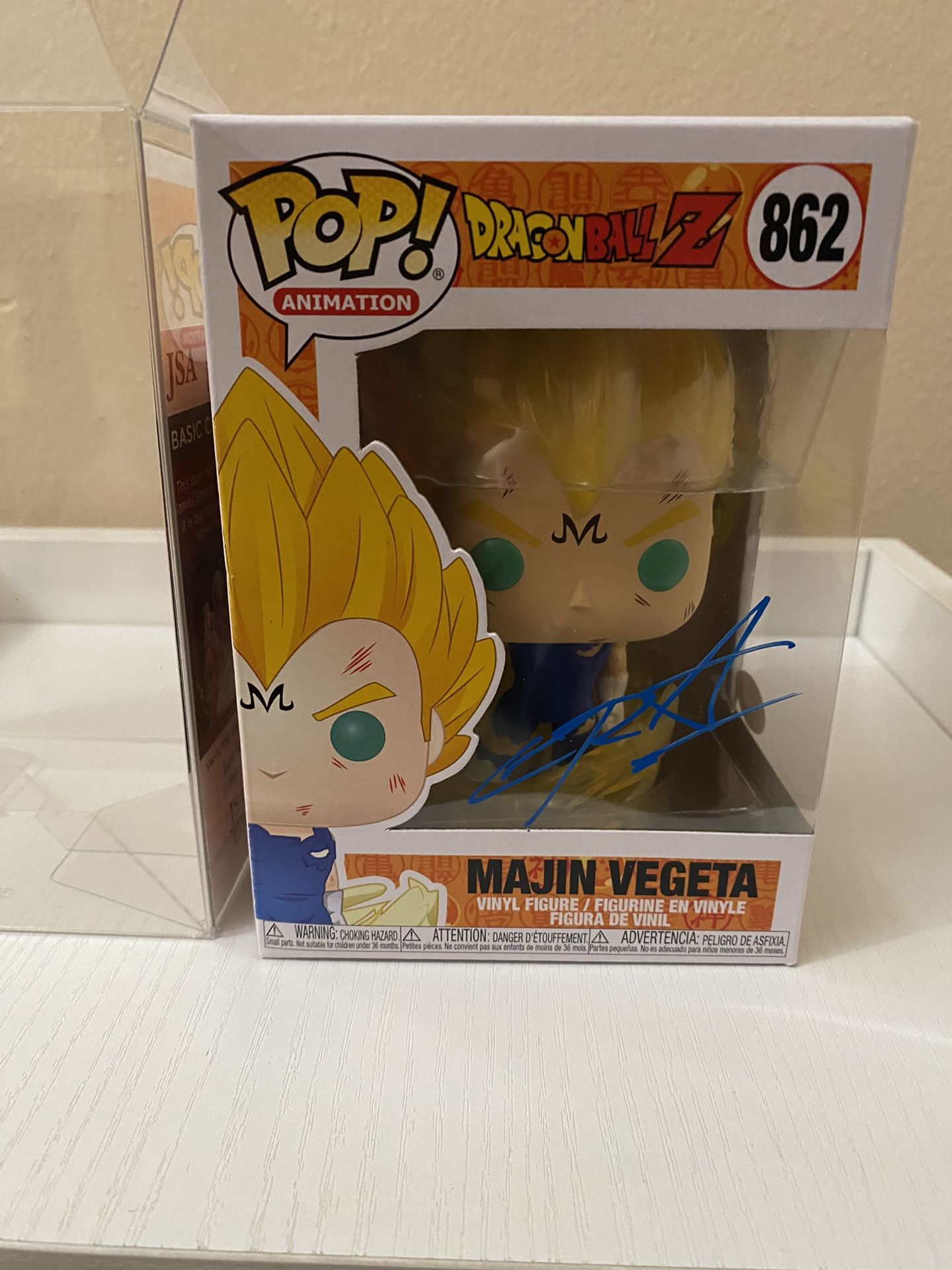 Majin Vegeta Funko Pop Signed