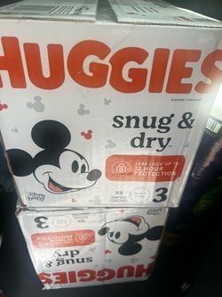 Size 3 diapers.