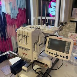 Janome MB-4Se Embroidery Machine – 4-Needle Semi-Commercial, Great Condition