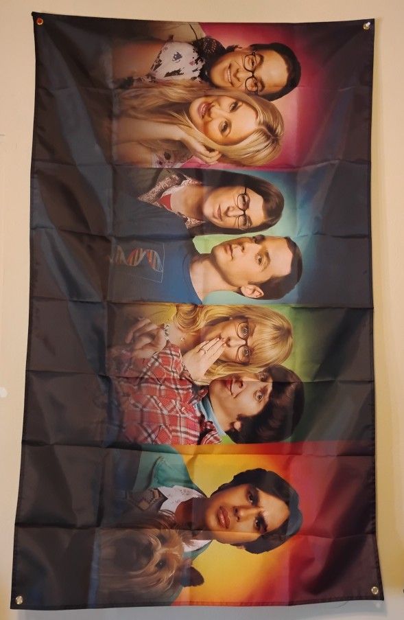 Big Bang theory Banner 3 x 5 ft NEW
