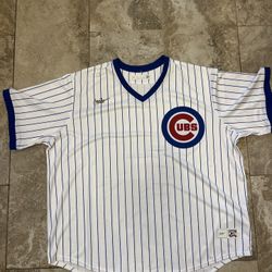 Chicago Cubs Nike Jersey Blank Pullover Cooperstown Collection Size 3XL