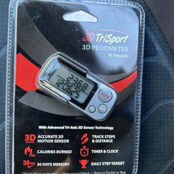 New 3D TriSport Pedometer