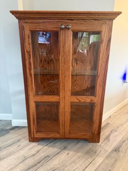 Solid wood hutch