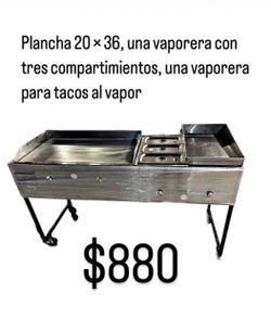 Plancha taquera nuevas