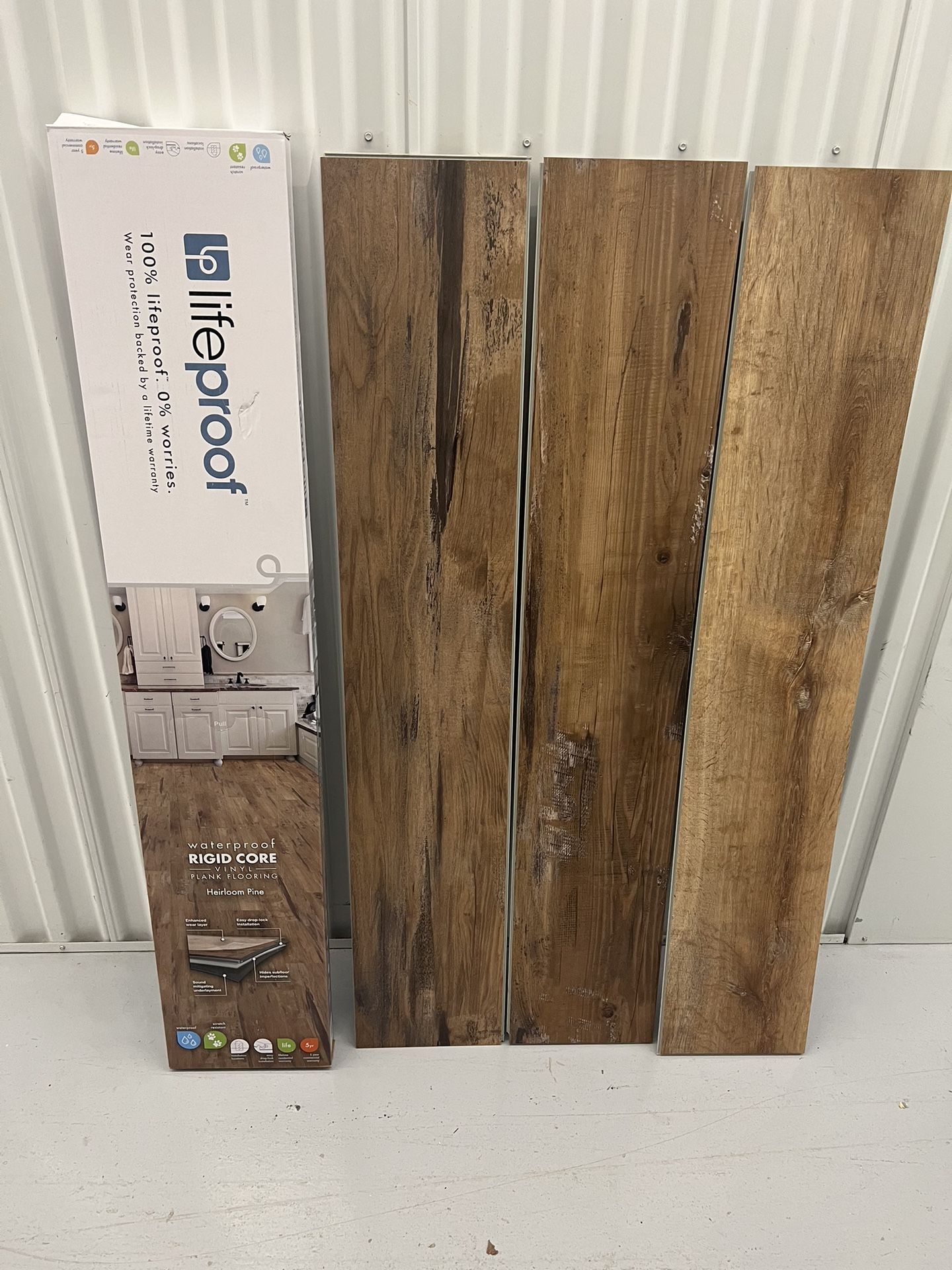 Lifeproof Heirloom Pine 6 MIL x 8.7 in. W x 48 in. L Click Lock Waterproof Luxury Vinyl Plank Flooring (20.06 sqft/case)