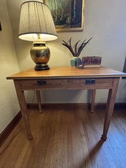 Antique Pine Desk or Console 