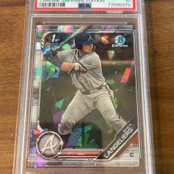 2019 Bowman Chrome Draft Sapphire Shea Langeliers 1st #BDC-67 PSA 10 Braves/A’s