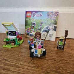 Complete LEGO Friends Olivia’s Flower Garden 41425 Garden Comes with Oliva & Zobo *Great Bridge*