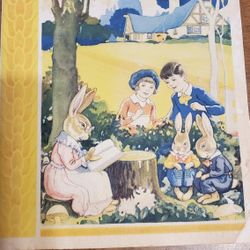 Vintage "Bunnies In Wheatland " Advertising Story Booklet