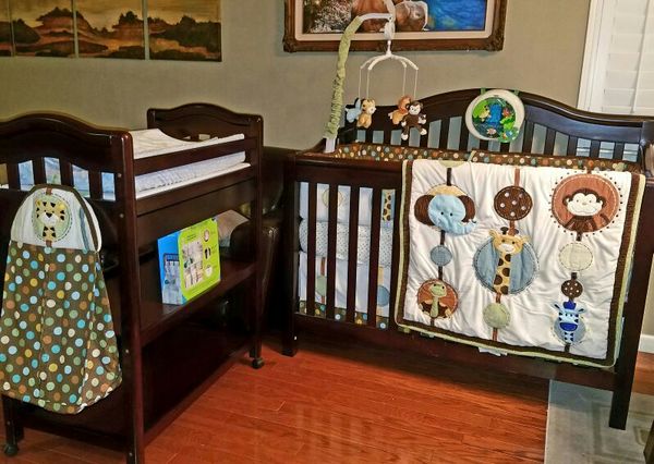 Vicki 4 In 1 Crib Nicki Changing Table In Expresso Finish And