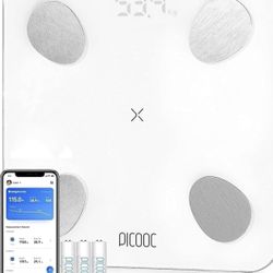PICOOC Smart Scale for Body Weight, High Accurate Digital Bathroom Scale, Bluetooth Body Fat Scale, 13 Body Composition Monitor for BMI Water Muscle W