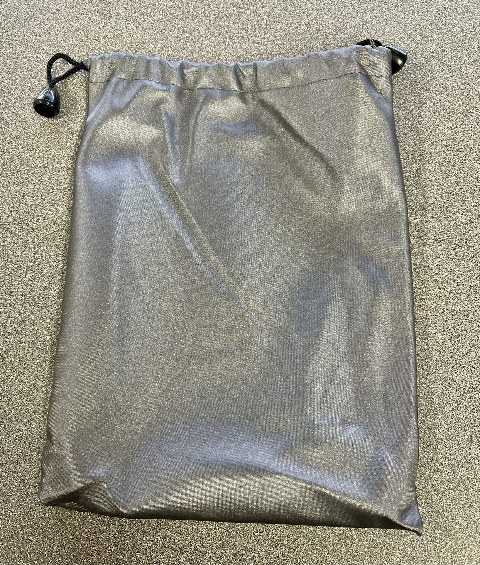 Silver Small Drawstring Bag