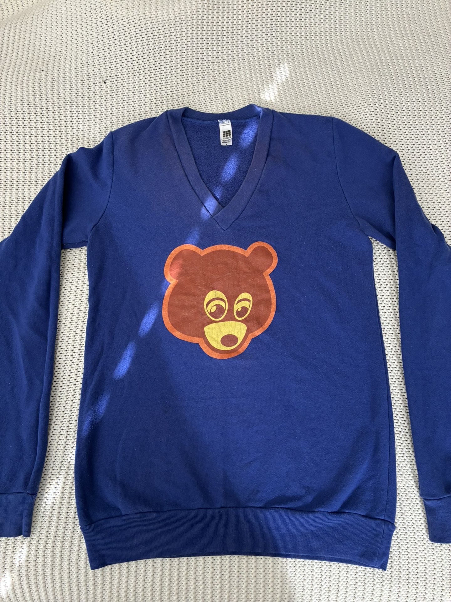 Vintage Kanye West College Dropout American Apparel V Neck Sweater Men’s Size Small