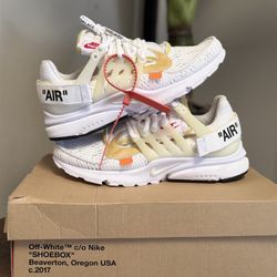 Nike Air Presto White Off-Whitw