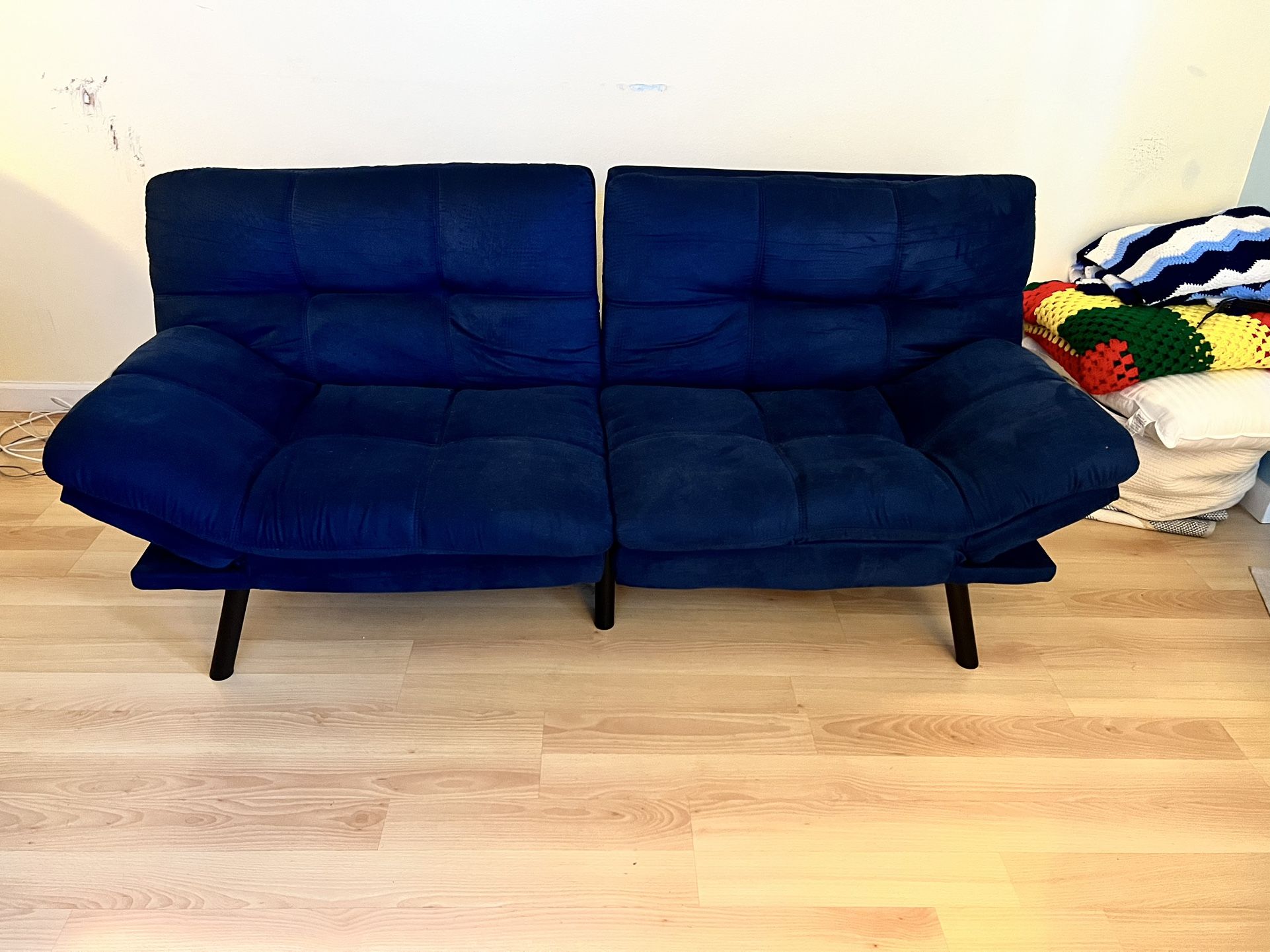 Blue Futon