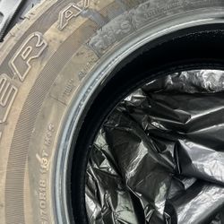 Hardly used Bridgestone bronco tires