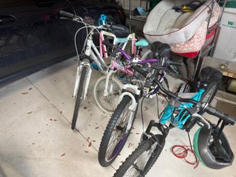 Set of bikes