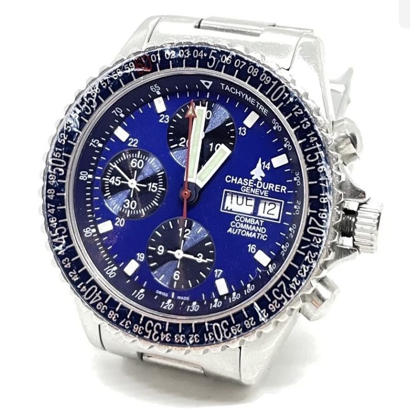 CHASE DURER Combat Command 自動巻クロノグラフ腕時計 Chase-Durer Geneve Combat Command Automatic Chronograph Mens Watch